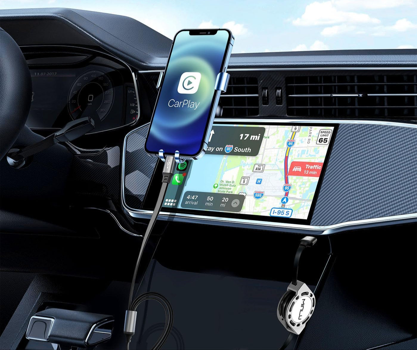 Câble de Charge Voiture Multi-Connecteurs