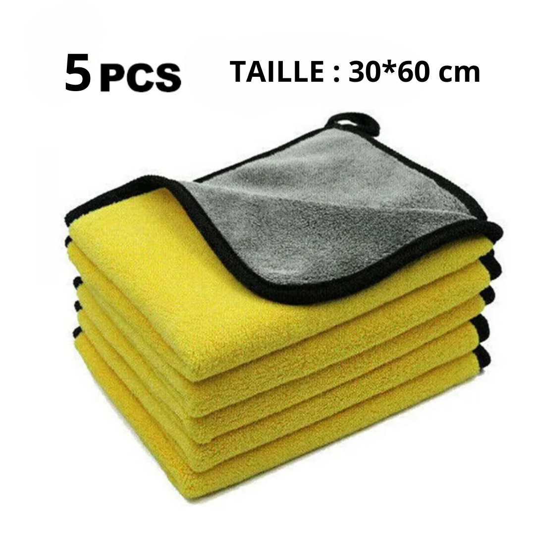 LOTS DE SERVIETTES EN MICROFIBRE CLEAN AND SMART