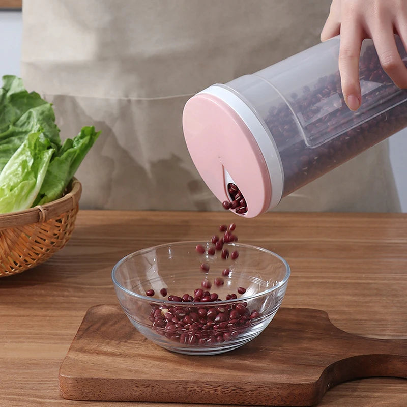 Noodles Storage Container Food Grade Plastic Airtight Kitchen Organizer Multi Compartment Sealed Can Pantry Dry Food Supplies