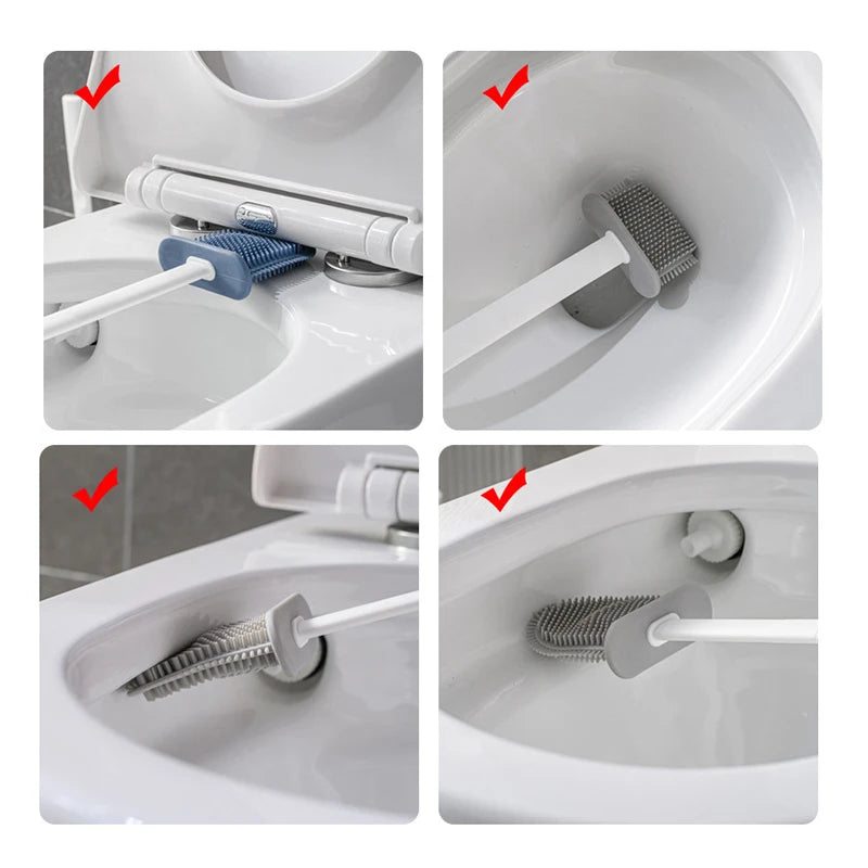 BROSSE DE TOILETTE MURALE AVEC SUPPORT