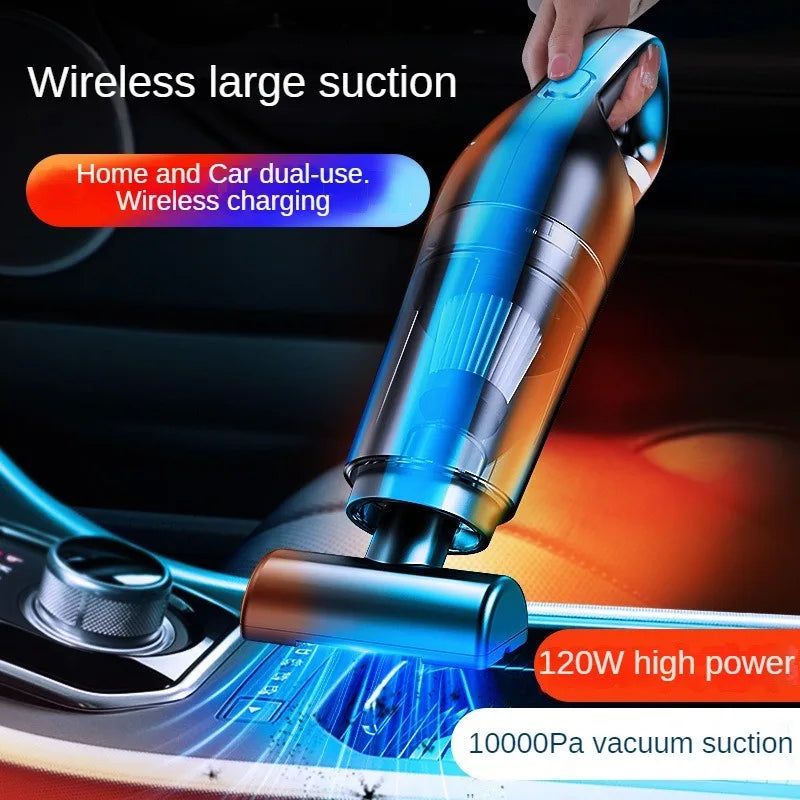 LEIBOO 10000PA Car Vacuum Cleaner Mini Portable Wireless Hand held Cleaner for Home Appliance Powerful Cleaning Machine