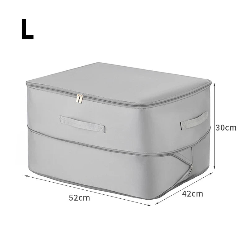 Compression Dustproof Organizer Storage Bag Large Capacity Moisture-proof Clothes Quilt Moving Bag Self Compression Organizer