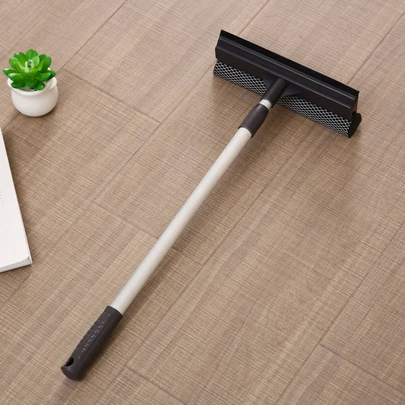 Brosse télescopique multi-surfaces – Pour vitres, sols & carreaux