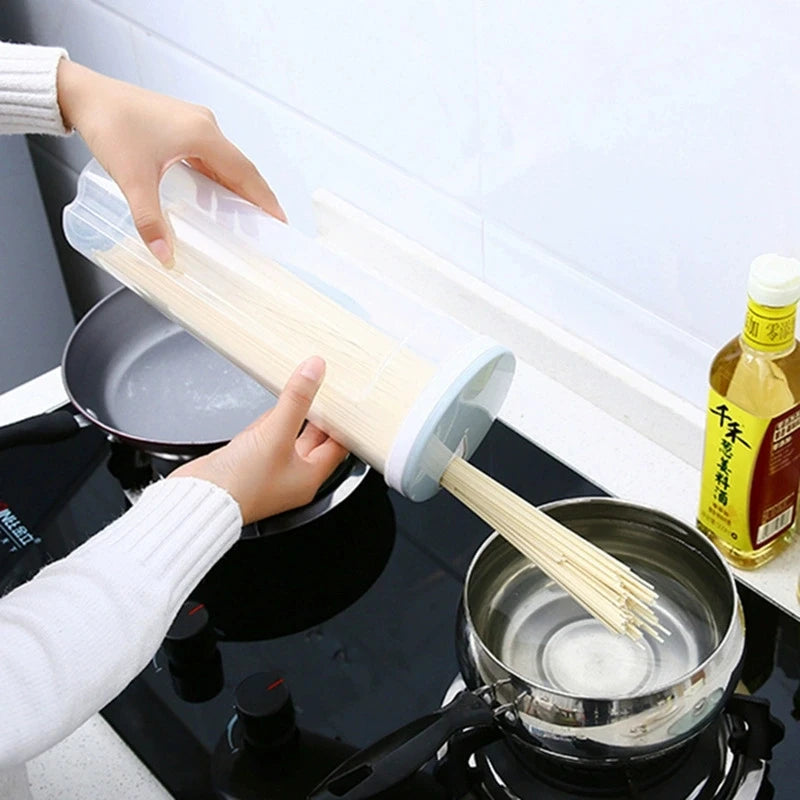 Noodles Storage Container Food Grade Plastic Airtight Kitchen Organizer Multi Compartment Sealed Can Pantry Dry Food Supplies