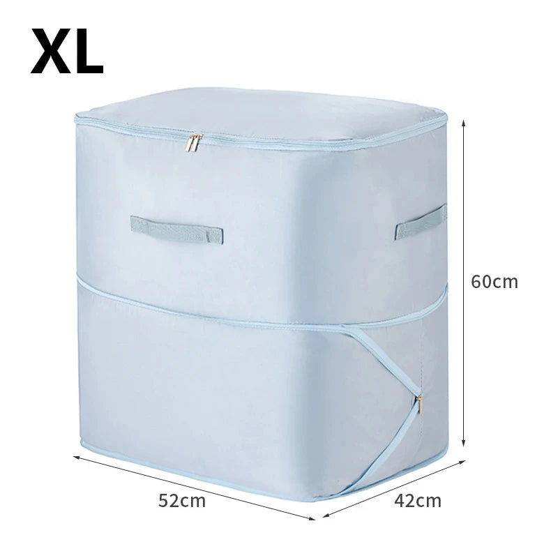 Compression Dustproof Organizer Storage Bag Large Capacity Moisture-proof Clothes Quilt Moving Bag Self Compression Organizer