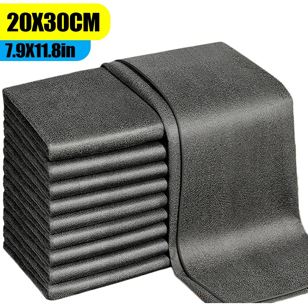 1/3/5/10Pcs Magic Cleaning Cloths Reusable Microfiber Washing Rags Microfiber Glass Clean Towel Washable Lint-free Cleaning Rags