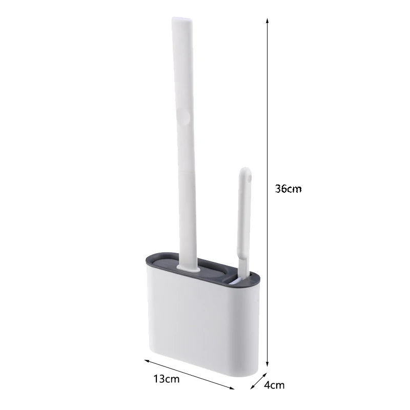 BROSSE DE TOILETTE MURALE AVEC SUPPORT