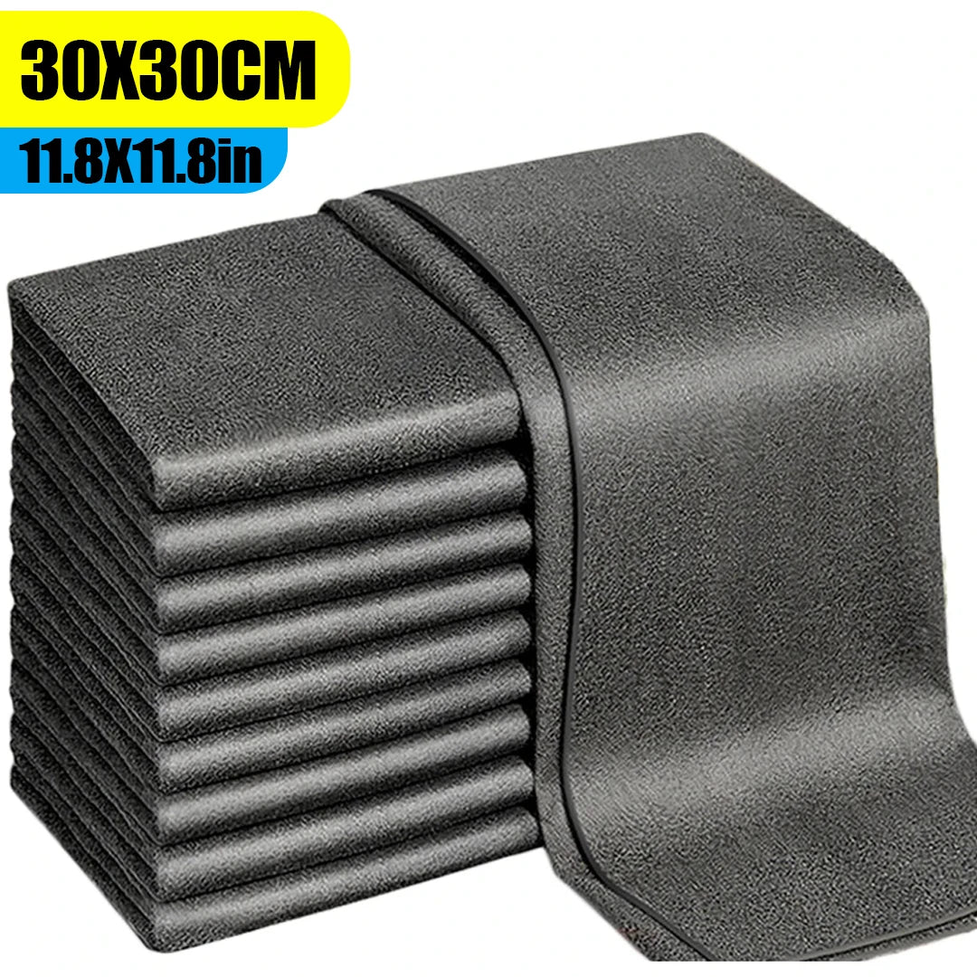 1/3/5/10Pcs Magic Cleaning Cloths Reusable Microfiber Washing Rags Microfiber Glass Clean Towel Washable Lint-free Cleaning Rags