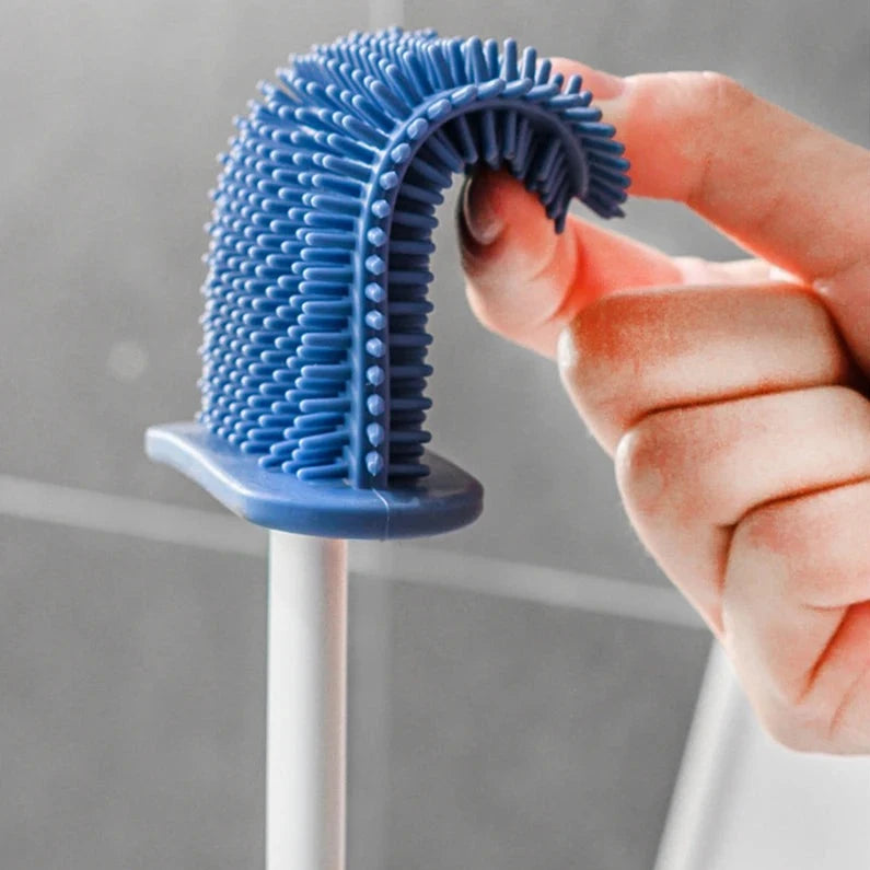 BROSSE DE TOILETTE MURALE AVEC SUPPORT