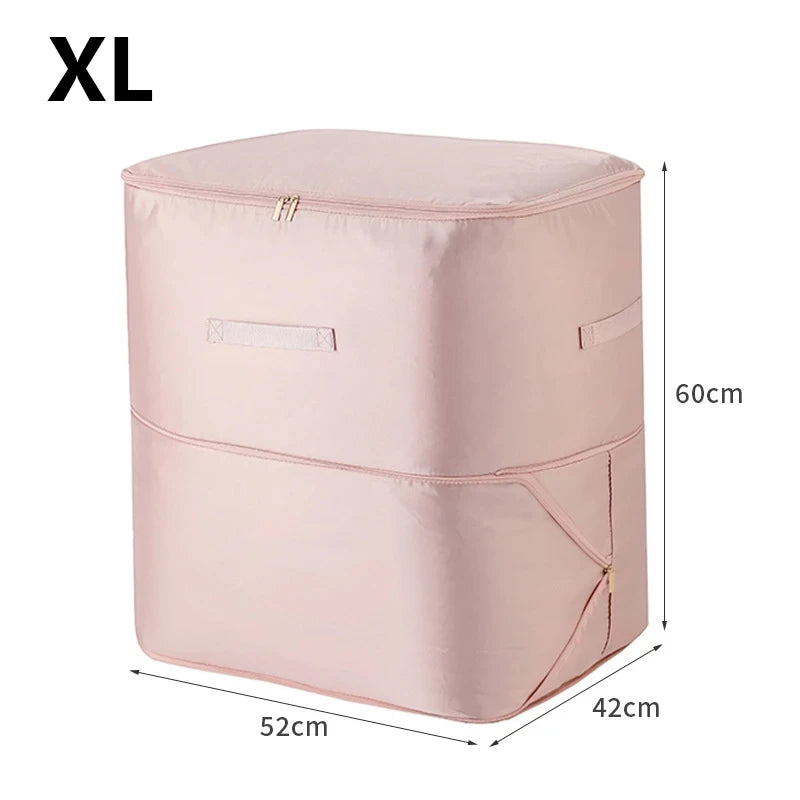 Compression Dustproof Organizer Storage Bag Large Capacity Moisture-proof Clothes Quilt Moving Bag Self Compression Organizer
