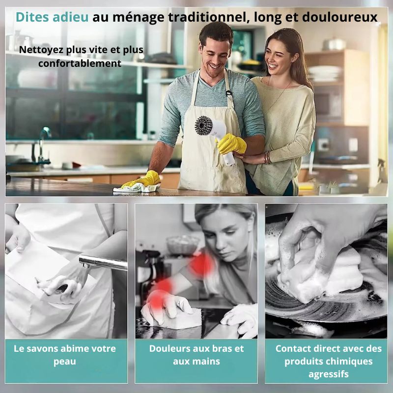 Brosse Électrique Clean & Smart™
