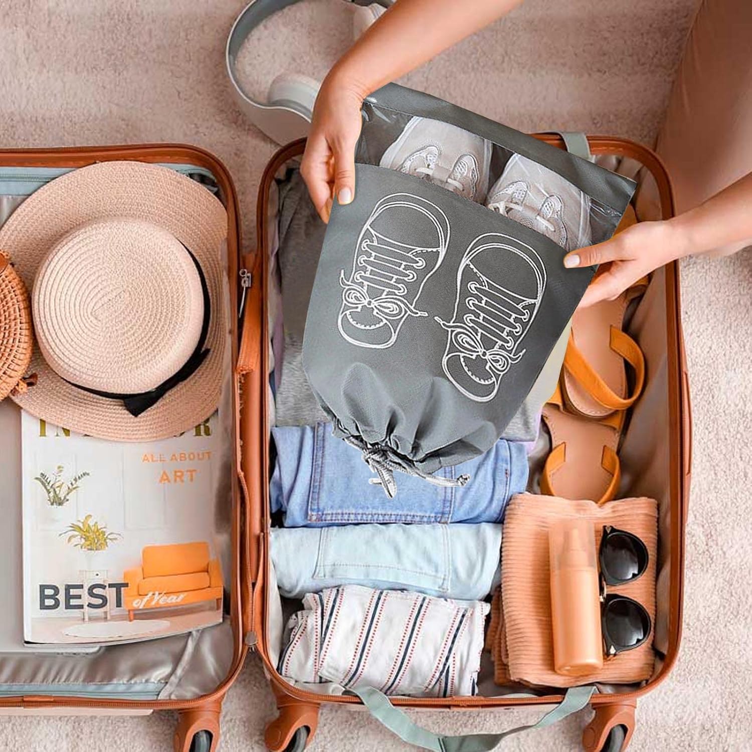 10 Sac de Rangement pour Chaussures - CLEAN AND SMART