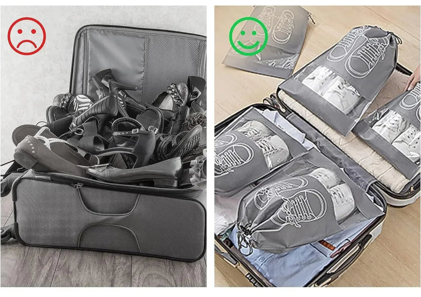 10 Sac de Rangement pour Chaussures - CLEAN AND SMART