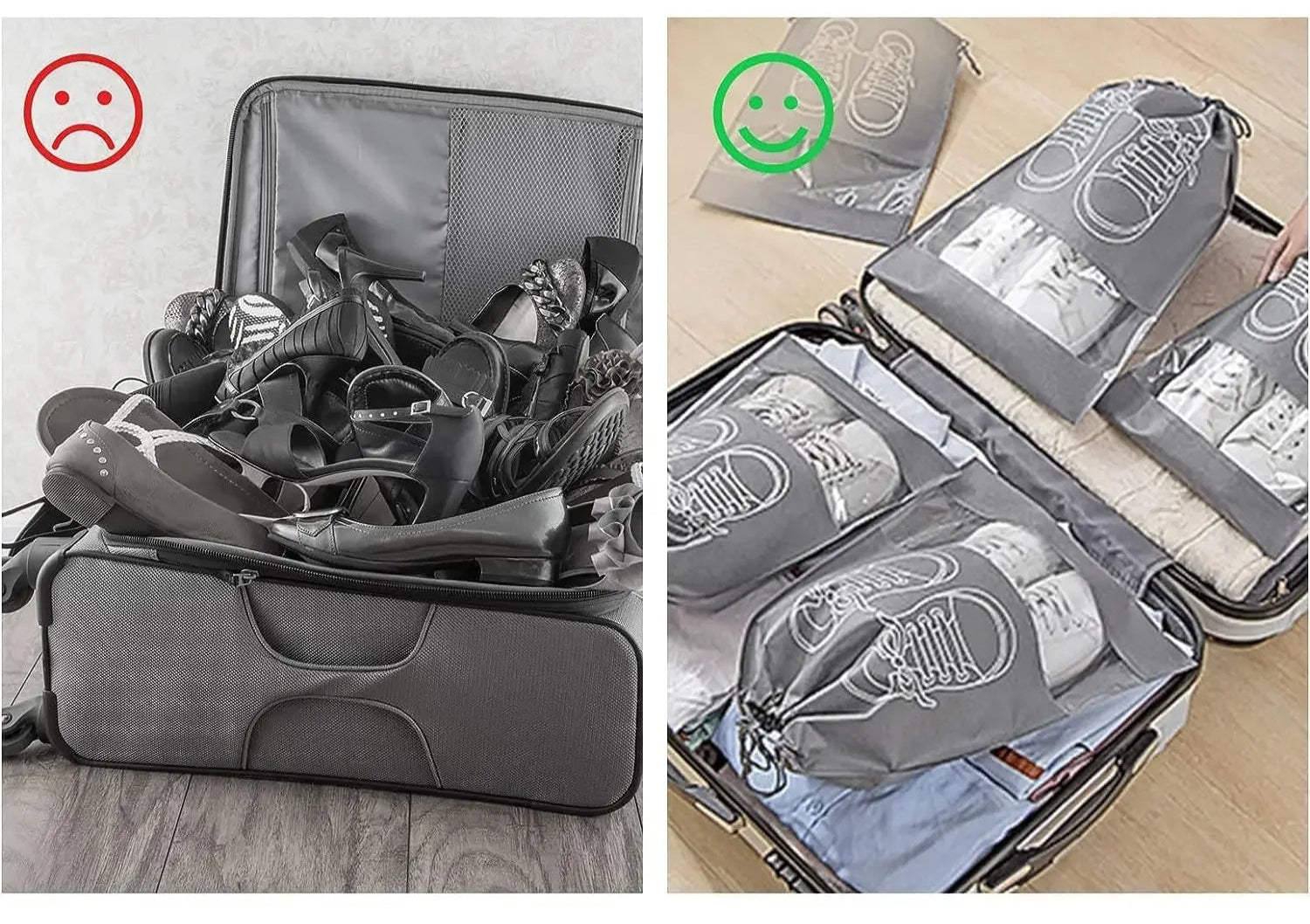 10 Sac de Rangement pour Chaussures - CLEAN AND SMART