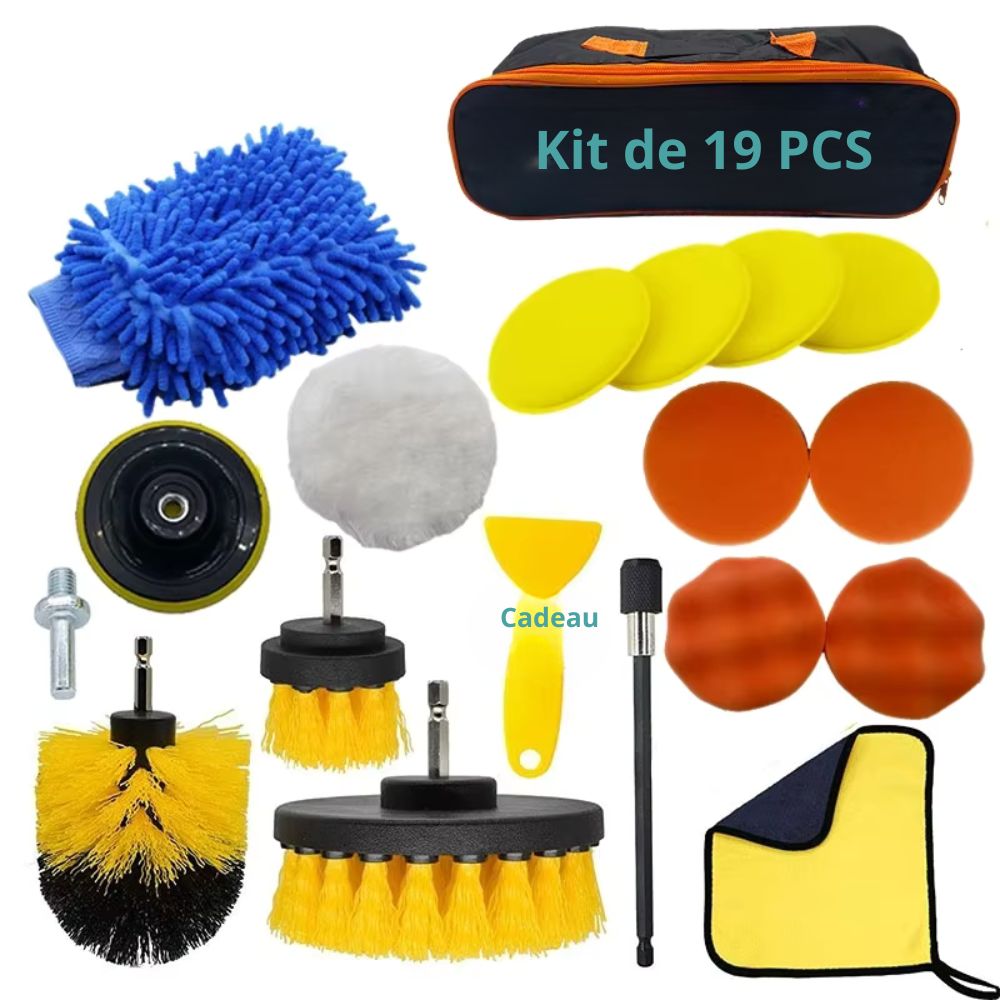 Kit de Nettoyage Voiture Professionnel – Complet & Multifonction