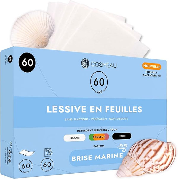 LESSIVE EN FEUILLES