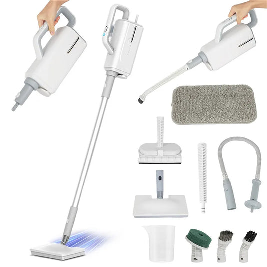 Steam Mop for Floor Cleaning, light weight Floor Steamer Cleaner for Hardwood/Tile/Laminate Floor Carpet, 10ft Long Power Cord