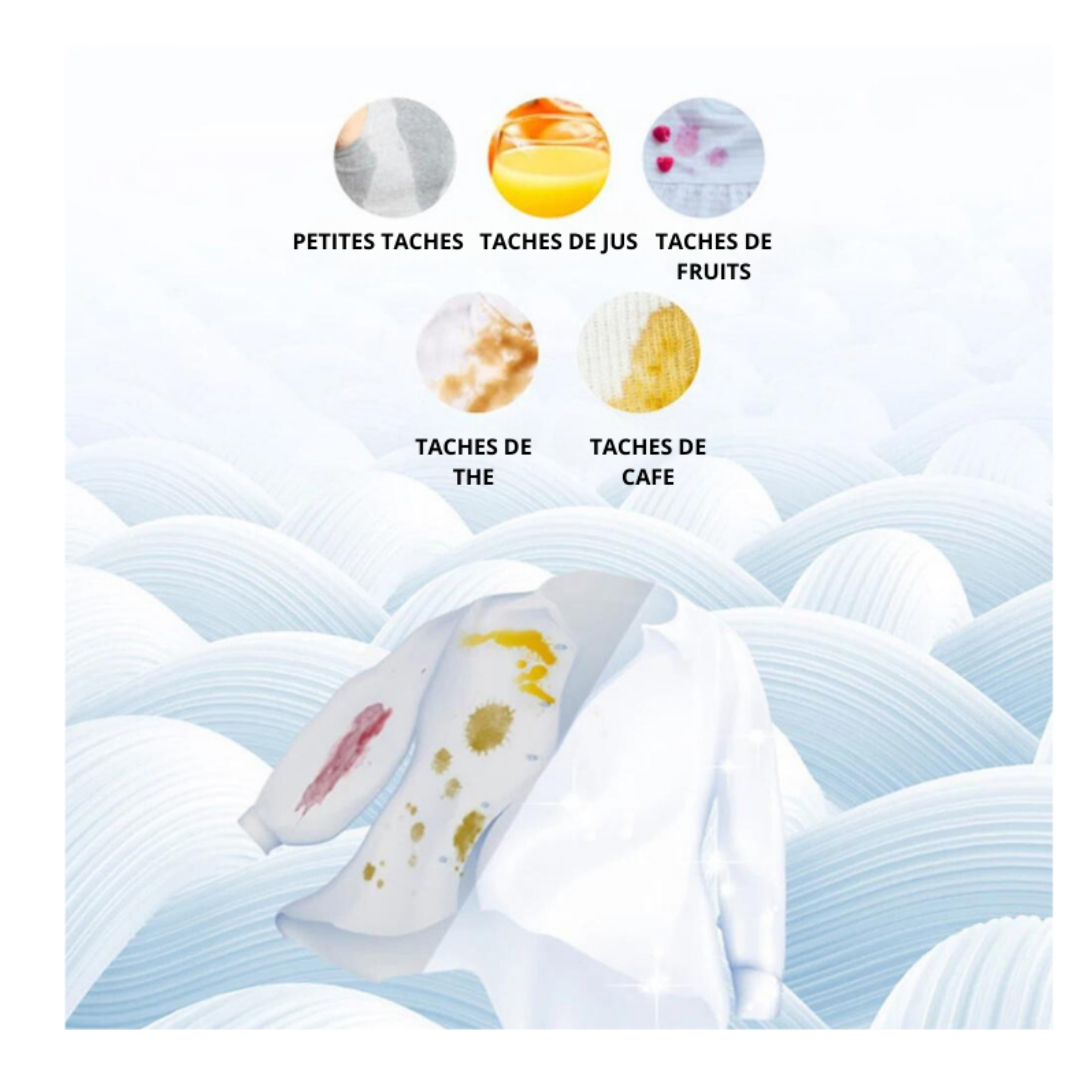 FEUILLE DE LESSIVE HYDROSOLUBLE