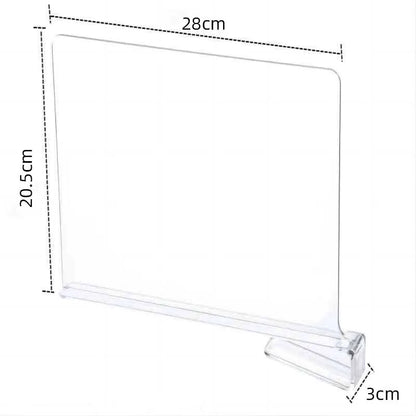 Séparateurs de Placard Acrylique – Organisation Claire & Durable