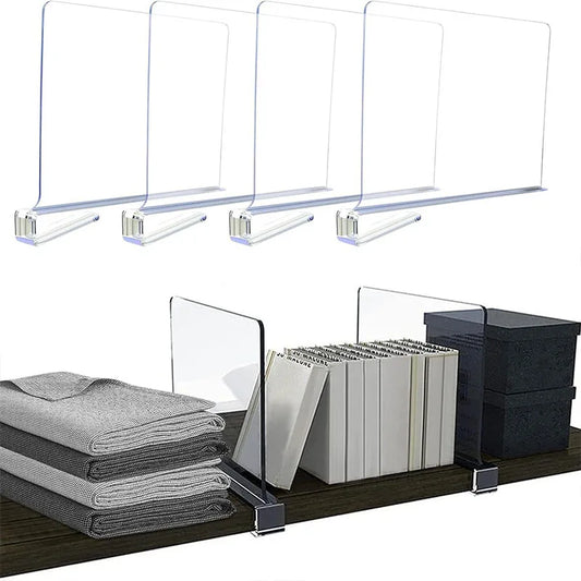 Séparateurs de Placard Acrylique – Organisation Claire & Durable