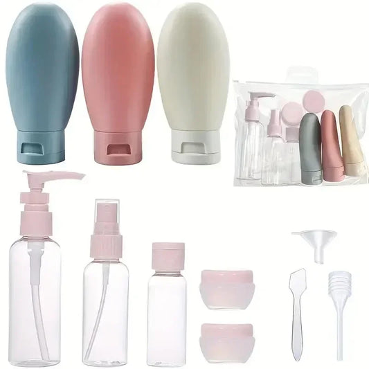 Set complet de contenants de voyage étanches et pratiques