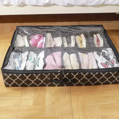 Organisateur de Chaussures Sous le Lit – Jusqu’à 16 Paires
