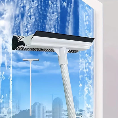 Brosse télescopique multi-surfaces – Pour vitres, sols & carreaux