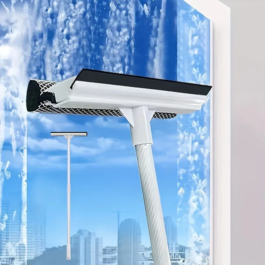 Brosse télescopique multi-surfaces – Pour vitres, sols & carreaux