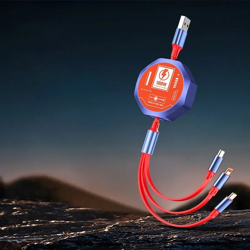 Câble de Charge Voiture Multi-Connecteurs
