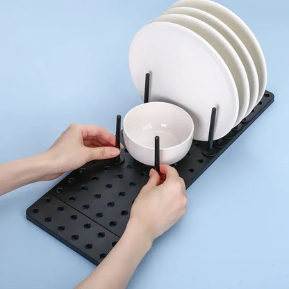 Organisateur de Placard Extensible – Rangement Malin pour la Vaisselle