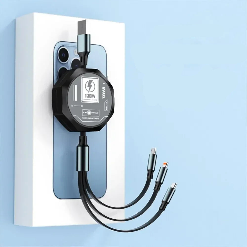 Câble de Charge Voiture Multi-Connecteurs