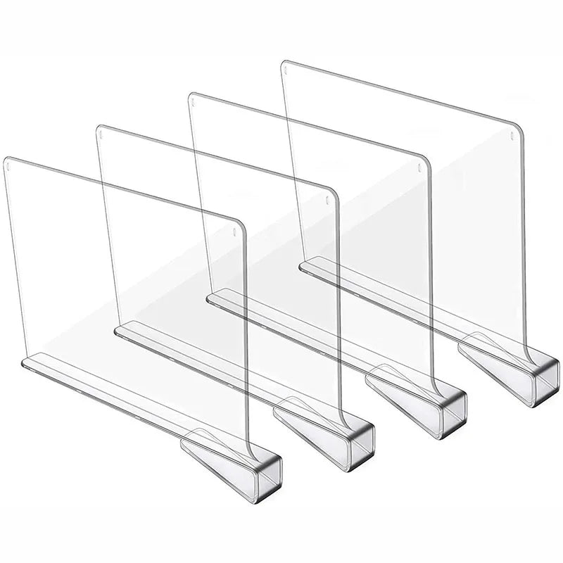 Séparateurs de Placard Acrylique – Organisation Claire & Durable