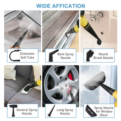 Steam Cleaner 1050W, High Temperature Steam Cleaner, Suitable for Cleanable Areas Such as Kitchens, Bathrooms, Sofas, Bedrooms