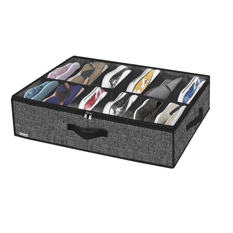 Organisateur de Chaussures Sous le Lit – Jusqu’à 16 Paires