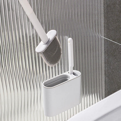 BROSSE DE TOILETTE MURALE AVEC SUPPORT