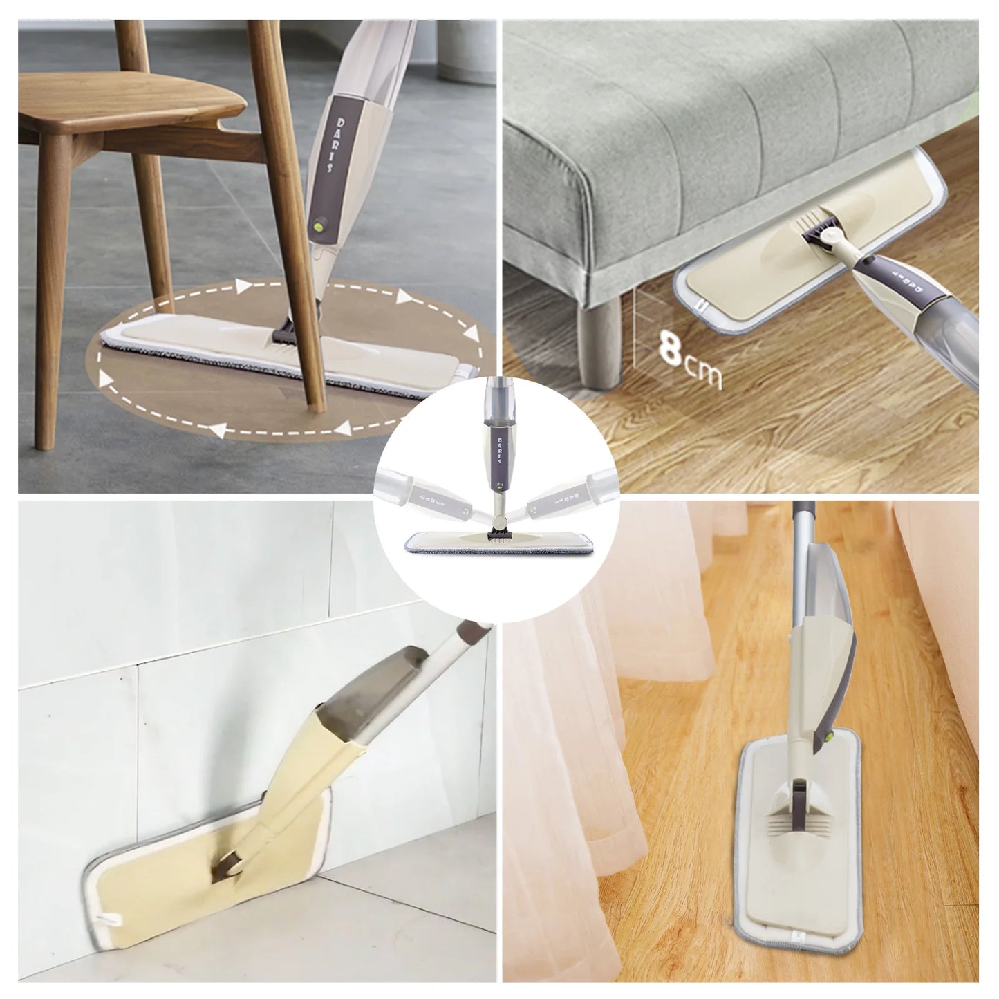 BALAI SERPILLERE VAPORISATEUR