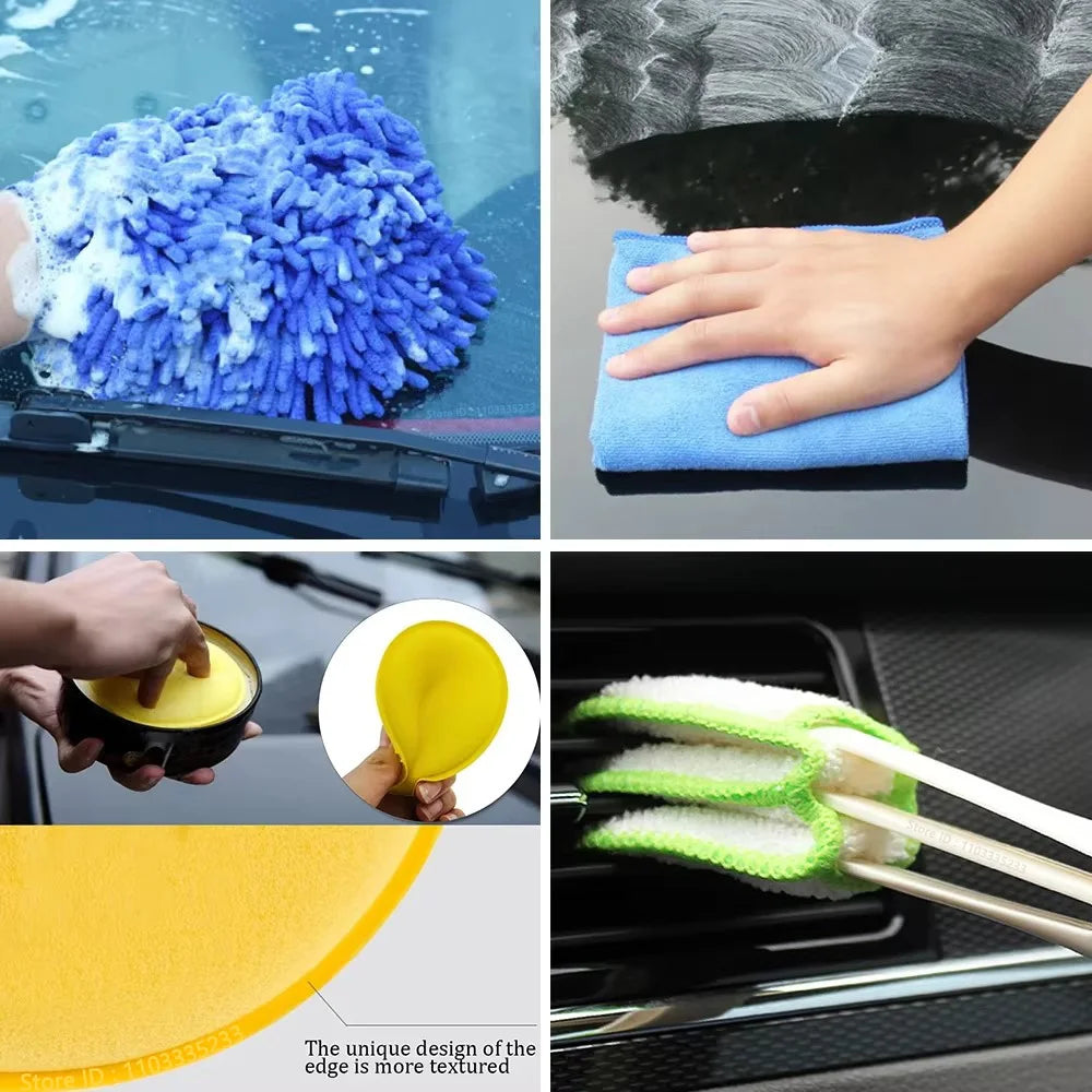 Kit de Nettoyage Voiture Professionnel – Complet & Multifonction