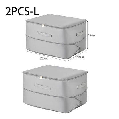 Compression Dustproof Organizer Storage Bag Large Capacity Moisture-proof Clothes Quilt Moving Bag Self Compression Organizer