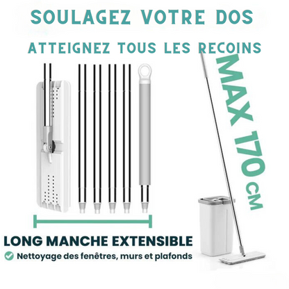 SERPILLÈRE AVEC SEAU ESSOREUR