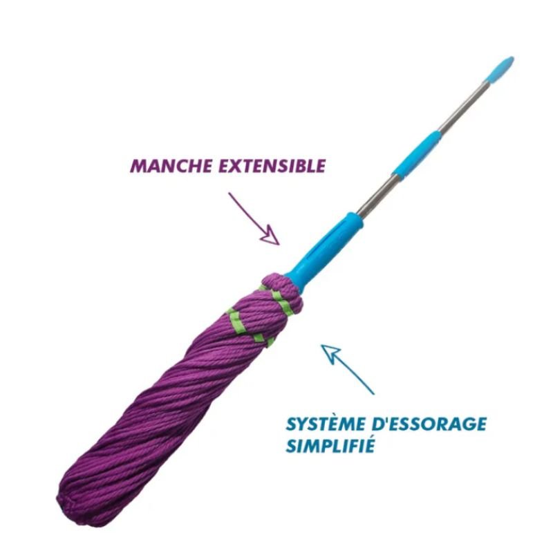 BALAI SERPILLÈRE TWIST MOP - CLEAN AND SMART