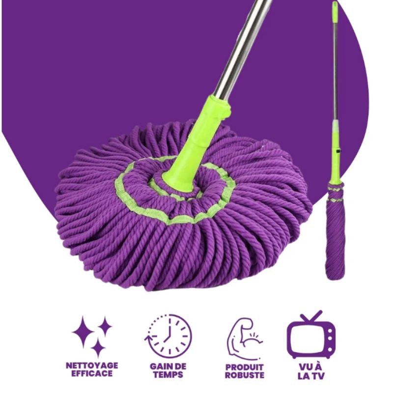 BALAI SERPILLÈRE TWIST MOP - CLEAN AND SMART