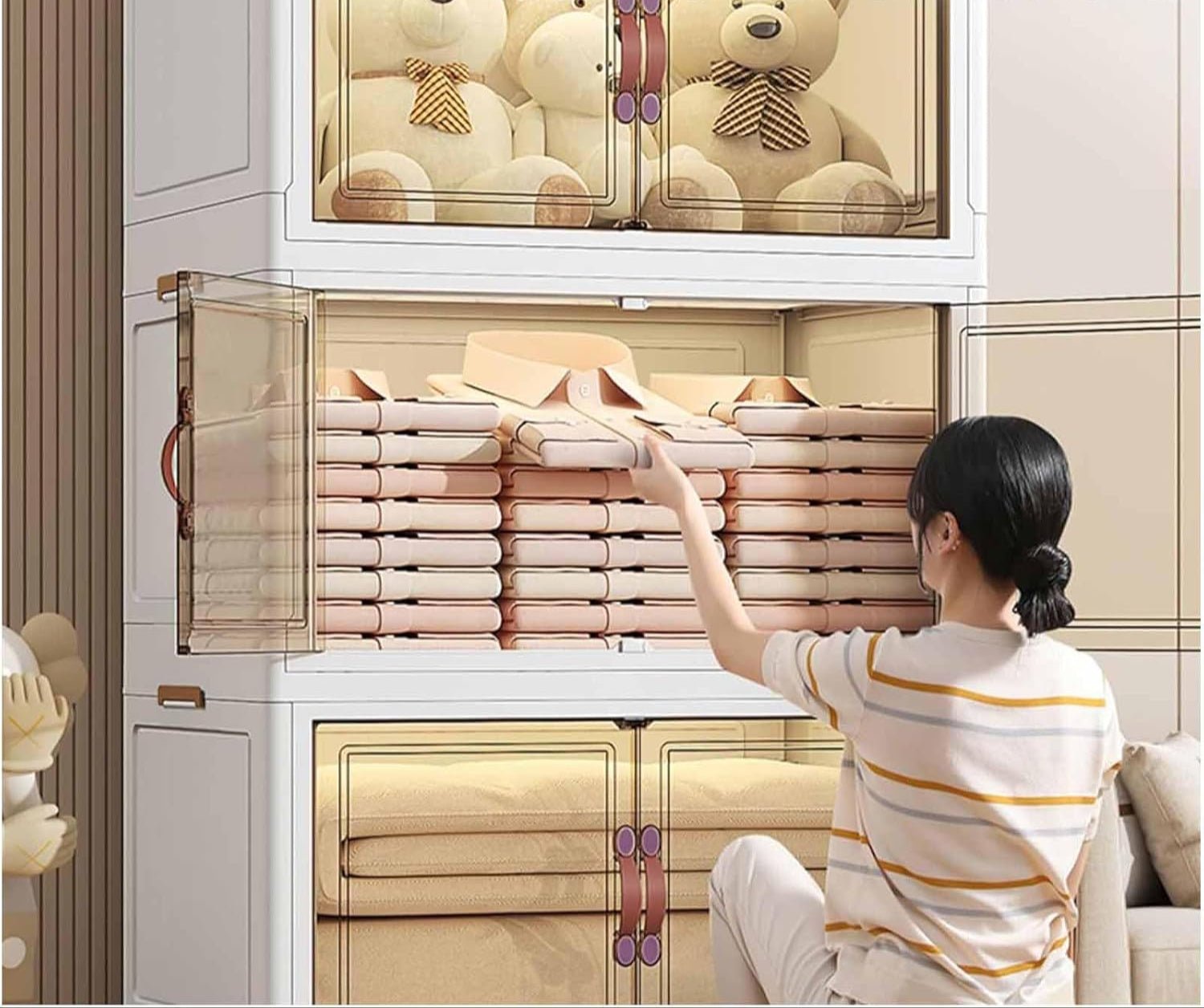 Boîte de Rangement Pliable - CLEAN AND SMART