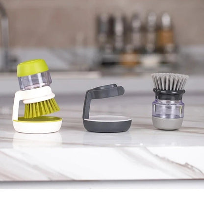 BROSSE A VAISELLE AVEC DISTRIBUTEUR DE SAVON - CLEAN AND SMART
