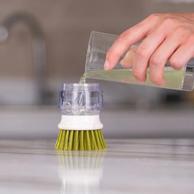 BROSSE A VAISELLE AVEC DISTRIBUTEUR DE SAVON - CLEAN AND SMART