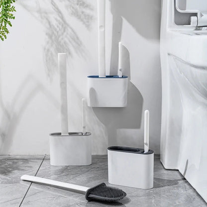 BROSSE DE TOILETTE MURALE AVEC SUPPORT - CLEAN AND SMART