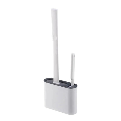 BROSSE DE TOILETTE MURALE AVEC SUPPORT - CLEAN AND SMART