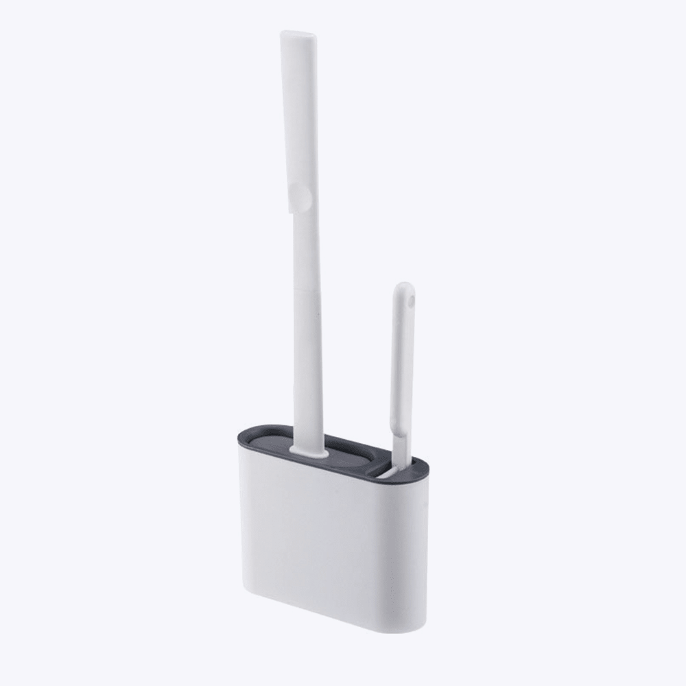 BROSSE DE TOILETTE MURALE AVEC SUPPORT - CLEAN AND SMART