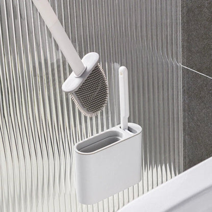BROSSE DE TOILETTE MURALE AVEC SUPPORT - CLEAN AND SMART