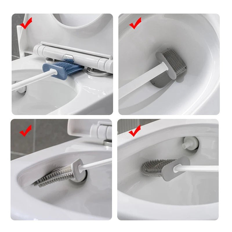 BROSSE DE TOILETTE MURALE AVEC SUPPORT - CLEAN AND SMART