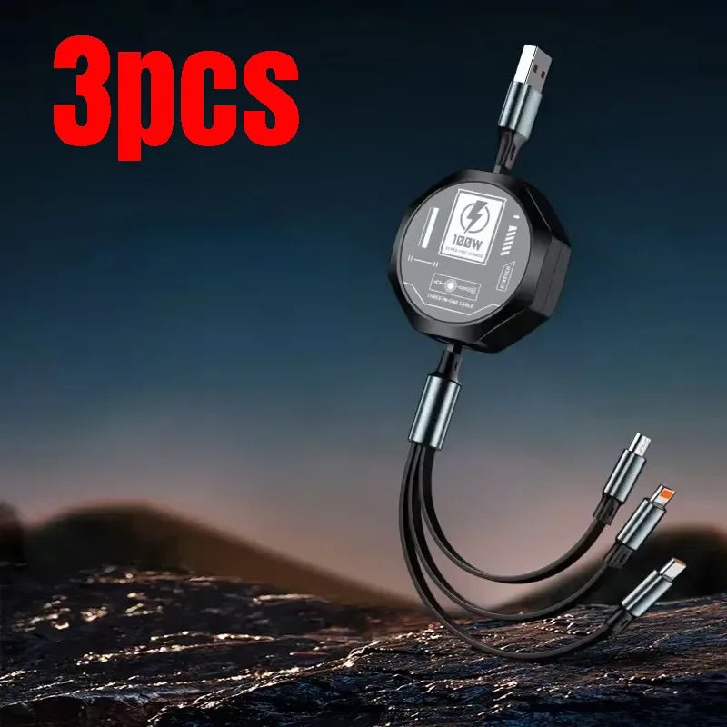 Câble de Charge Voiture Multi - Connecteurs - CLEAN AND SMART